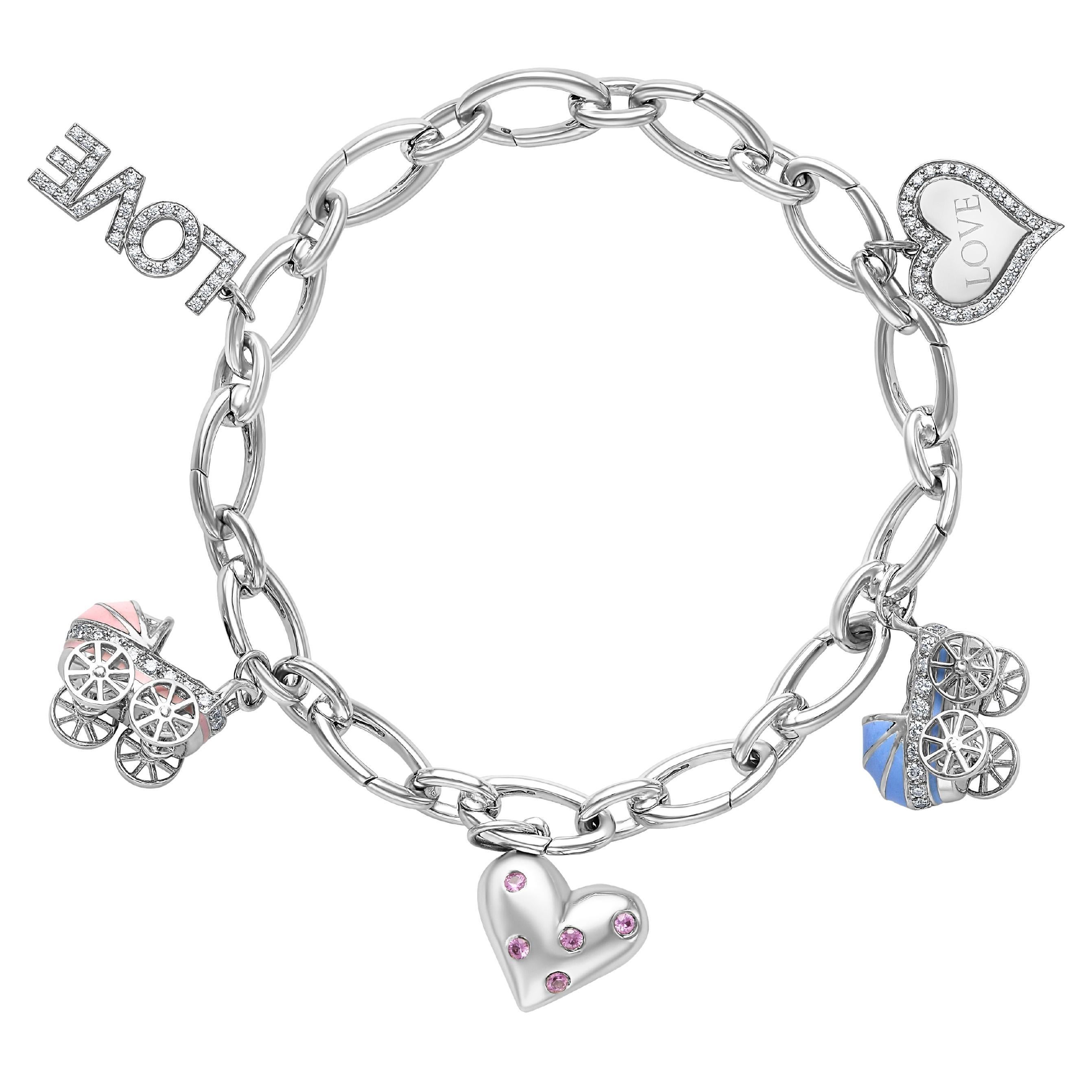 Tiffany & Co. Charm Bracelet in Sterling Silver by WP Diamonds – myGemma|  Item #102977