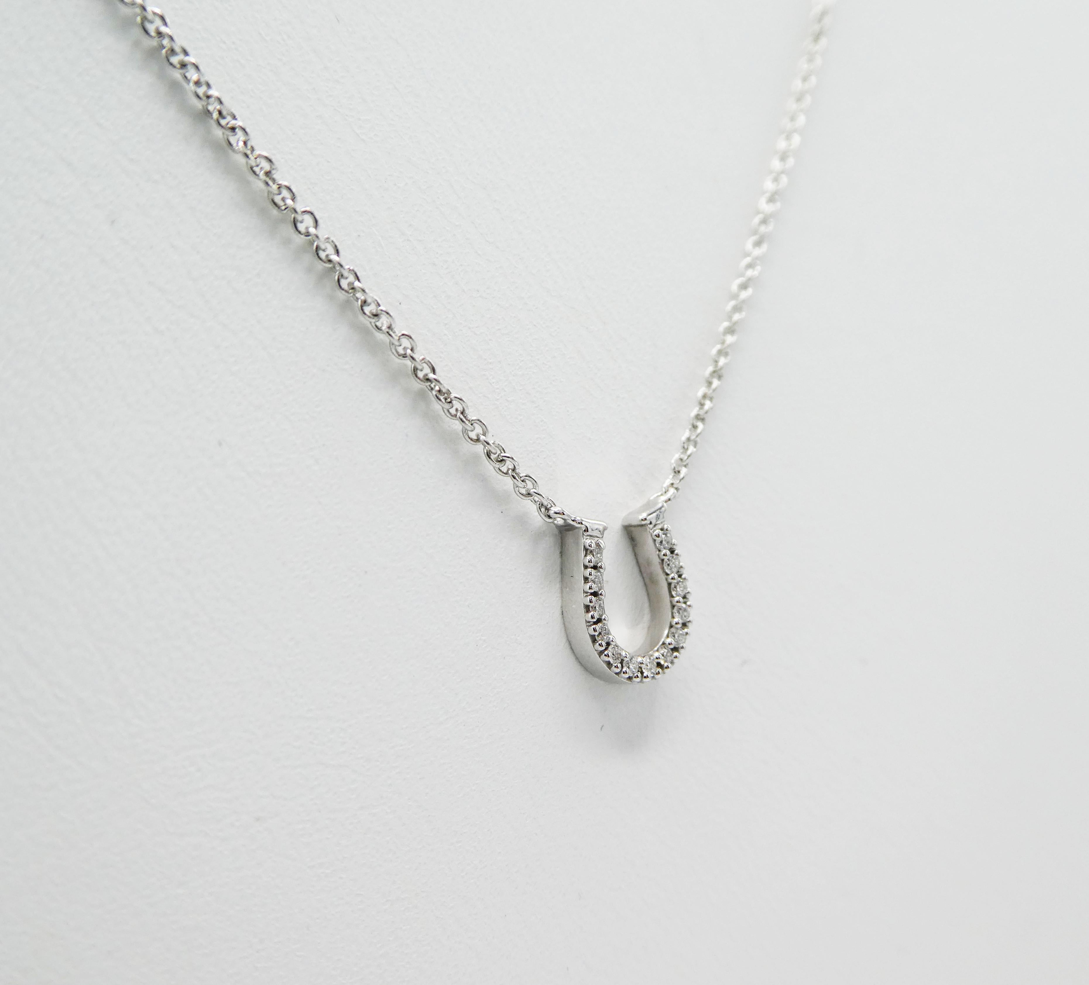 tiffany horseshoe necklace