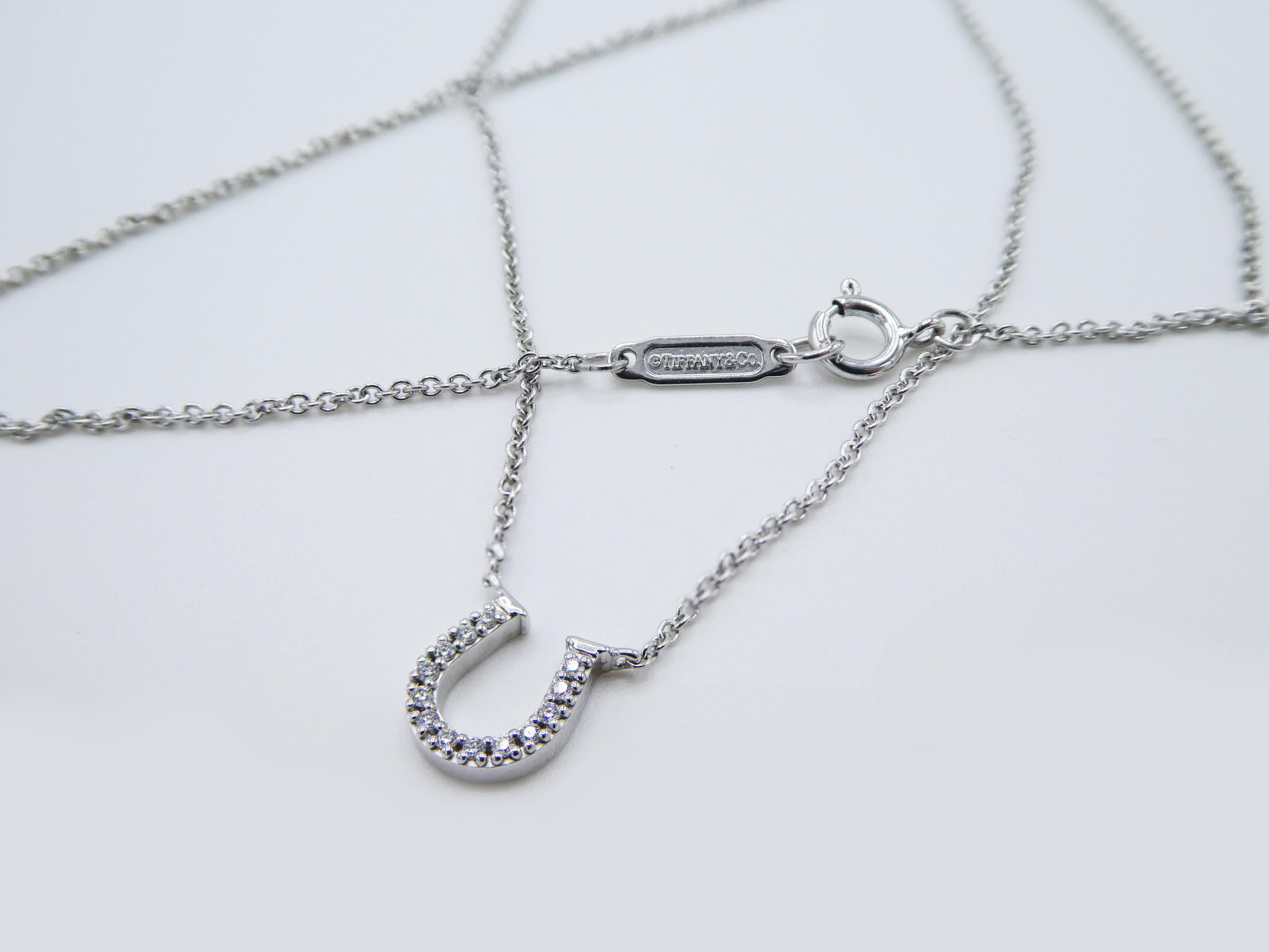 tiffany and co horseshoe necklace