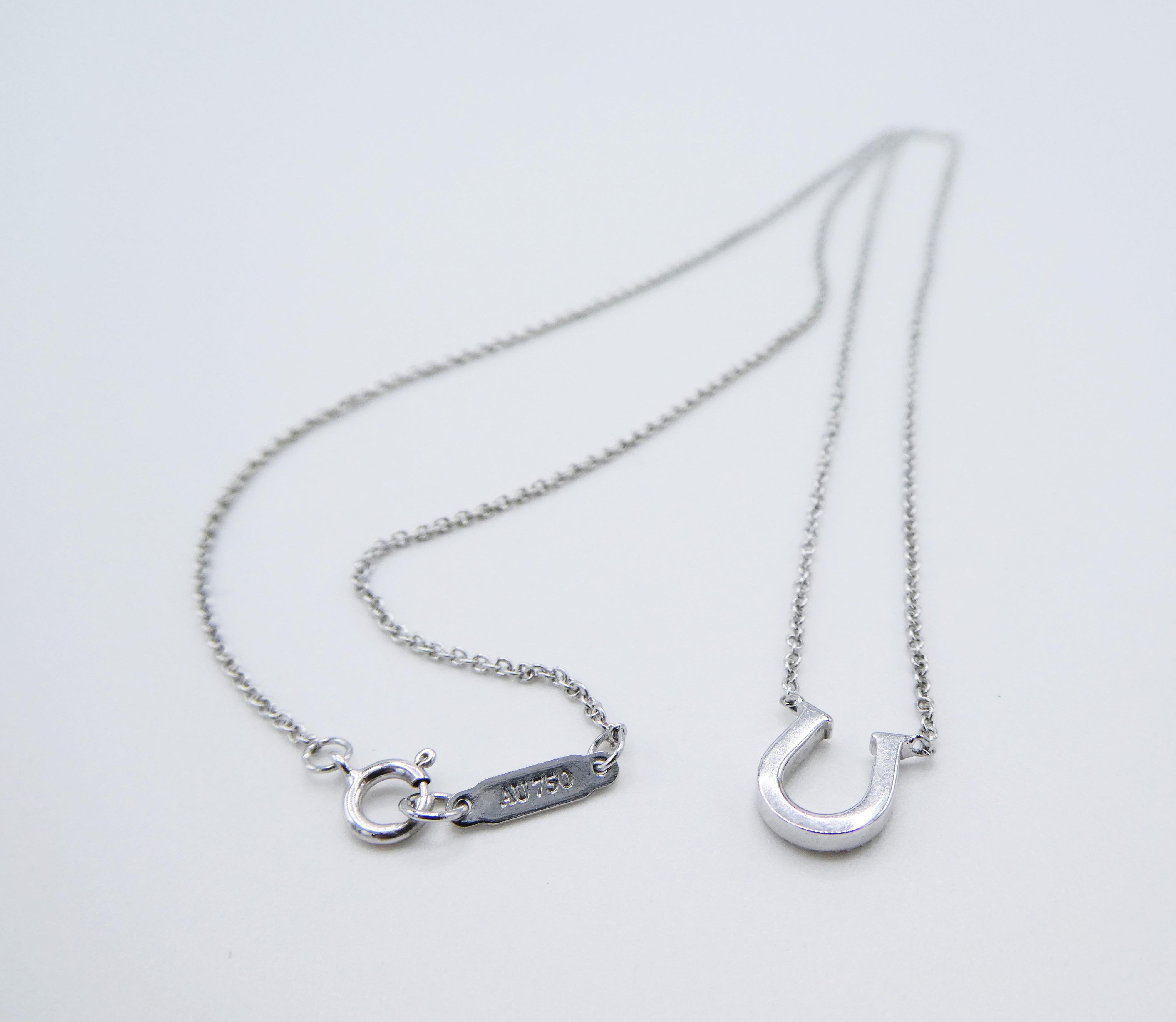 horseshoe necklace tiffany