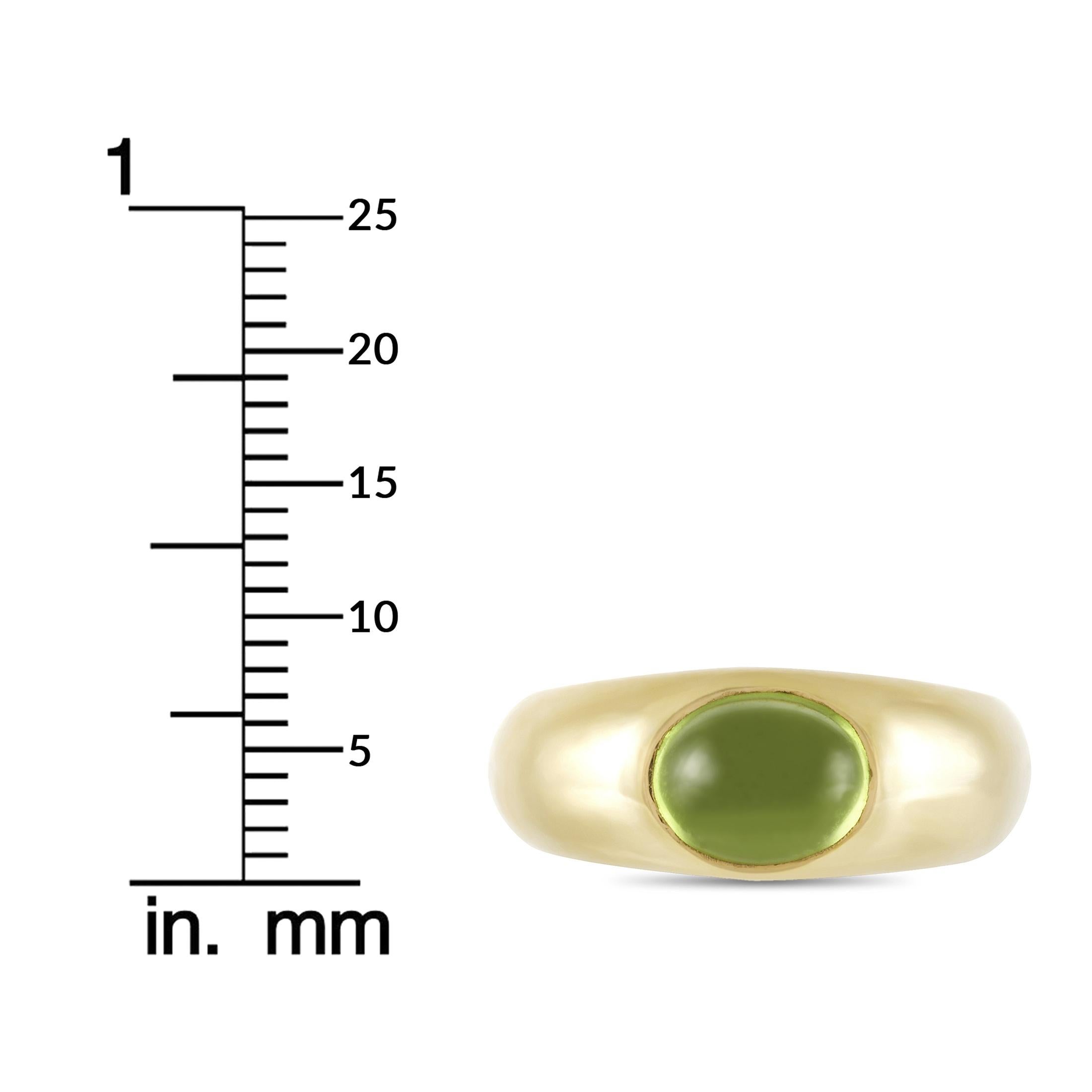 Women's Tiffany & Co. 18K Yellow Gold 0.37 Ct Peridot Ring