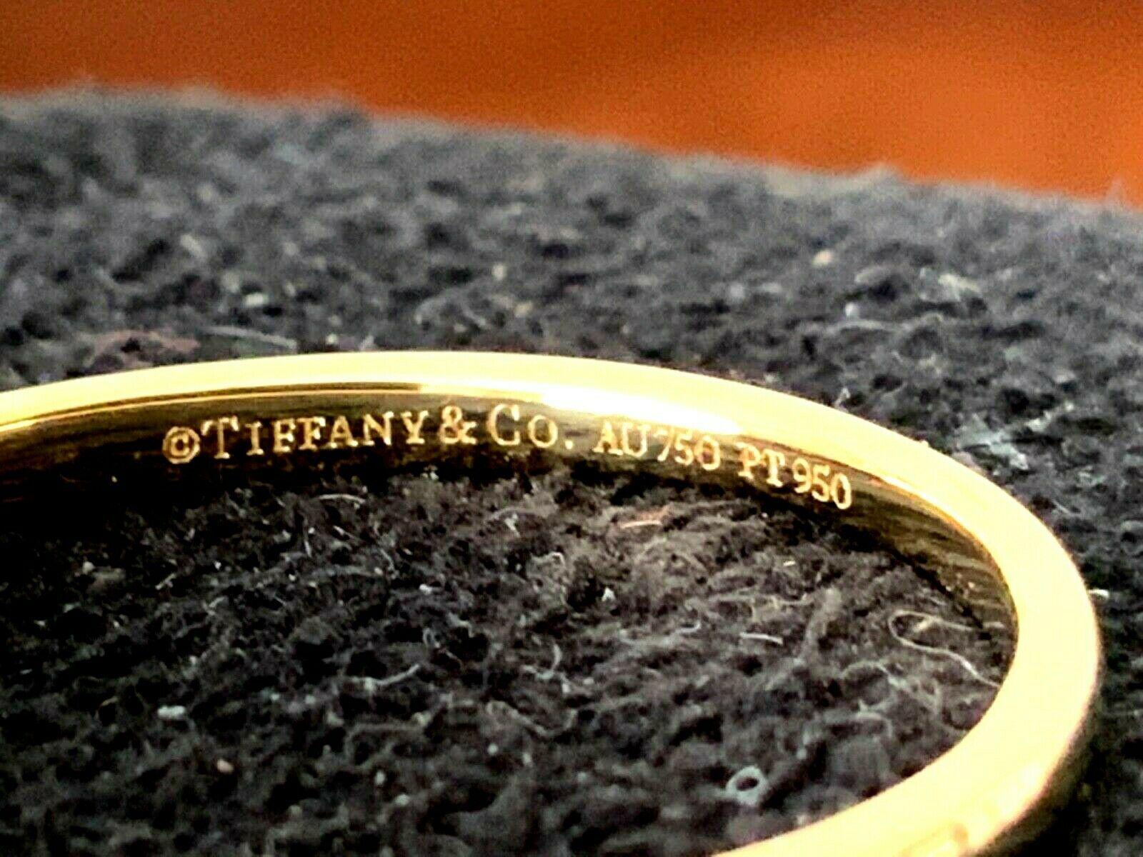 Tiffany & Co. 18 Karat Yellow Gold Embrace Diamond Eternity Ring .23 Carat G VS1 2