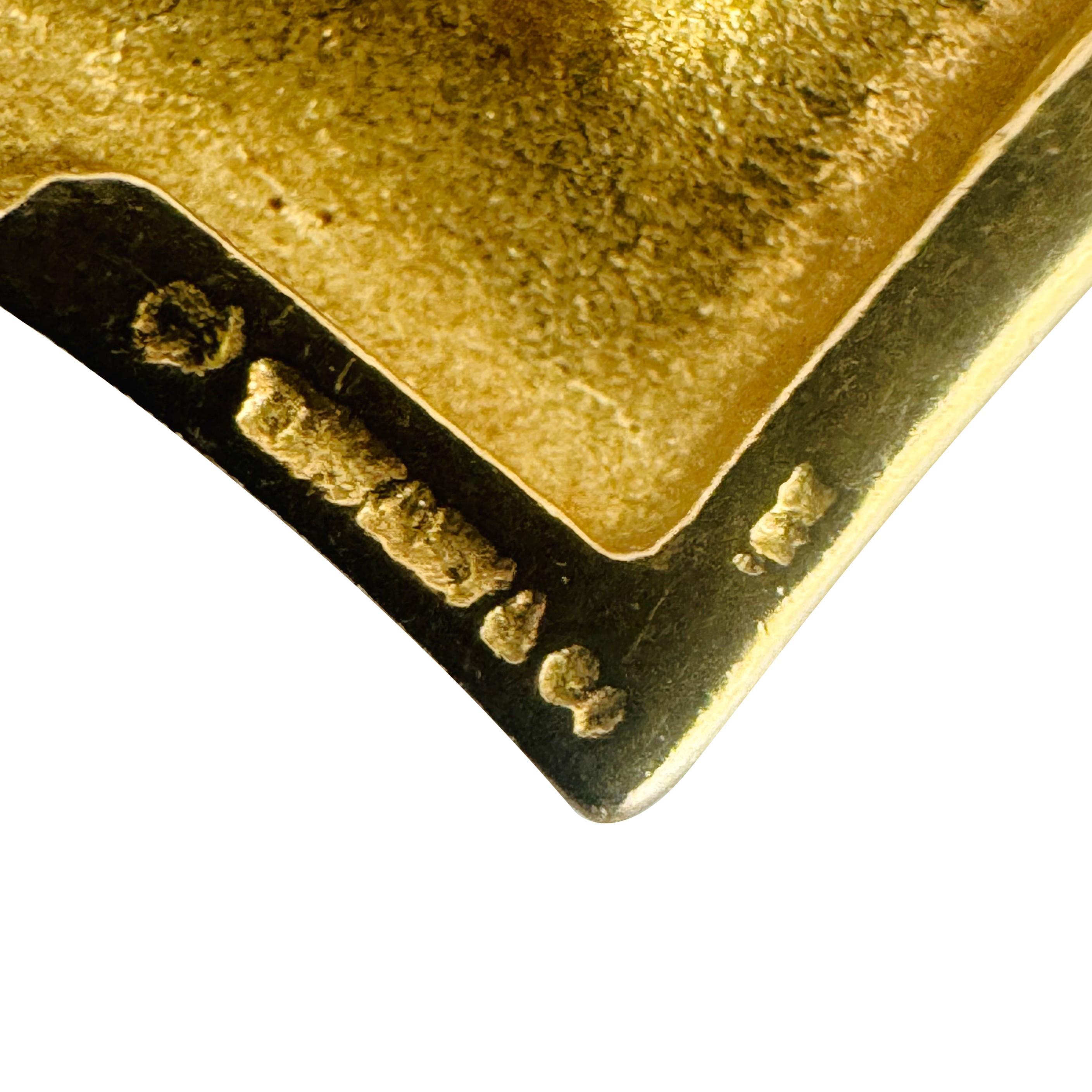 Tiffany & Co. 18k Yellow Gold 4.4g Vintage Medium Seagull Pin Brooch 1