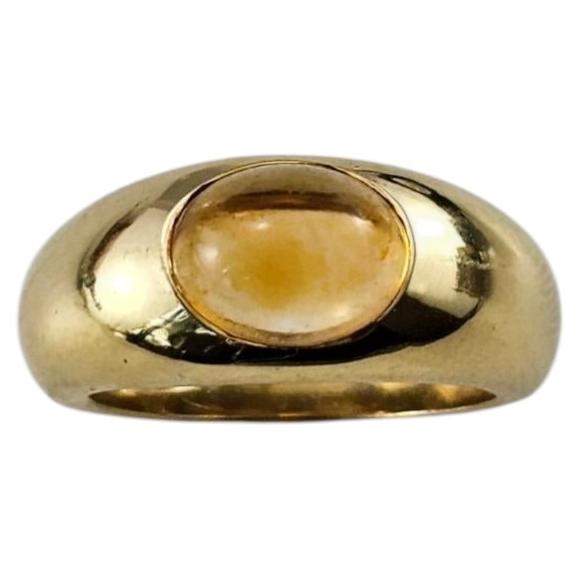 Tiffany & Co. Ring aus 18-karätigem Gelbgold mit Citrin in Kuppelform, Größe 4,75, Art.-Nr. 25588
