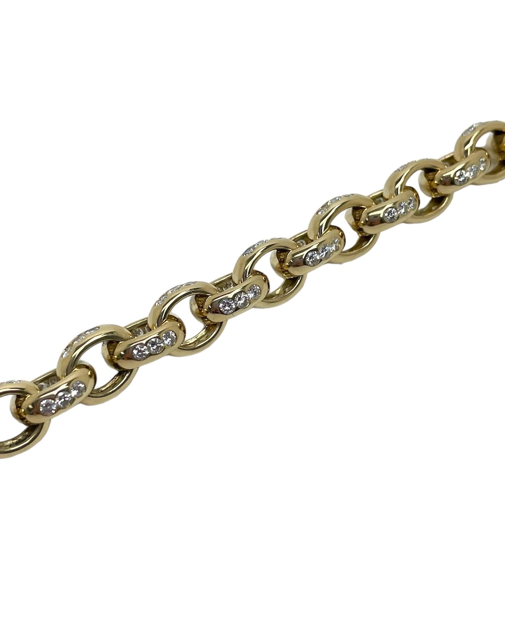 tiffany anklet gold