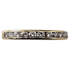 Tiffany & Co. 18K Yellow Gold and Diamond Wedding Band Ring Size 5.5 #22778