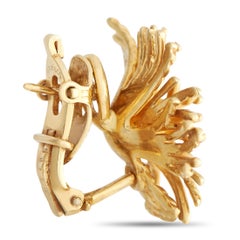 Tiffany & Co. 18Karat Yellow Gold Anemone Earrings