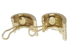Tiffany & Co. 18K Yellow Gold Atlas Clip-On Earrings, circa 1995