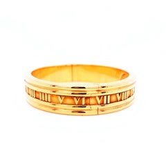 Tiffany & Co. 18k Gelbgold Atlas Closed Armband-Armreif Vintage 1995 41.6g