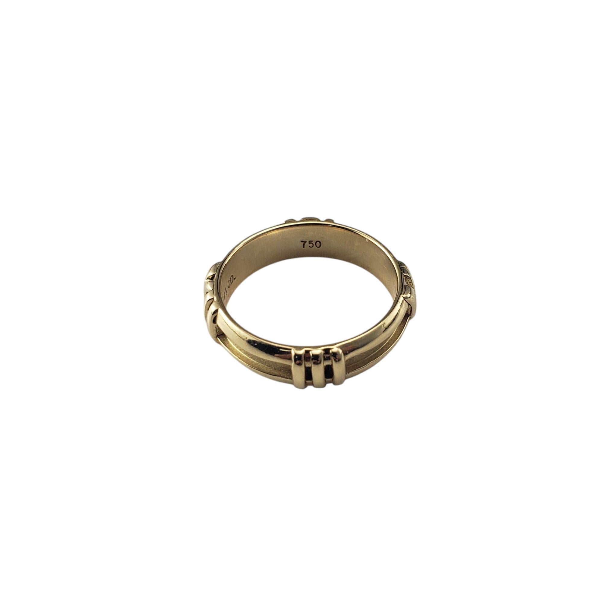 Donna Tiffany & Co. Anello Atlas Numeric in oro giallo 18 carati misura 4,25 #20995 in vendita