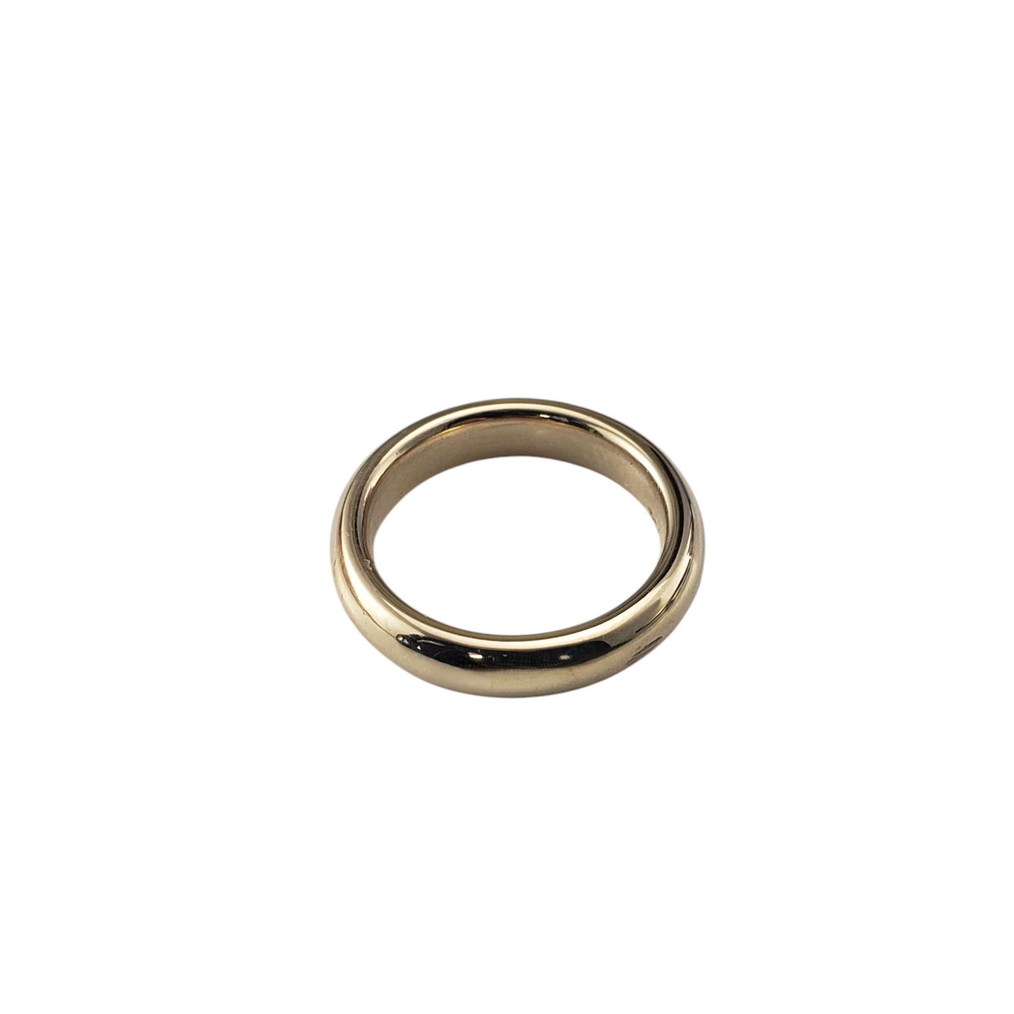 Contemporary Tiffany & Co. 18K Yellow Gold Band Ring Size 5.25 #21044 For Sale