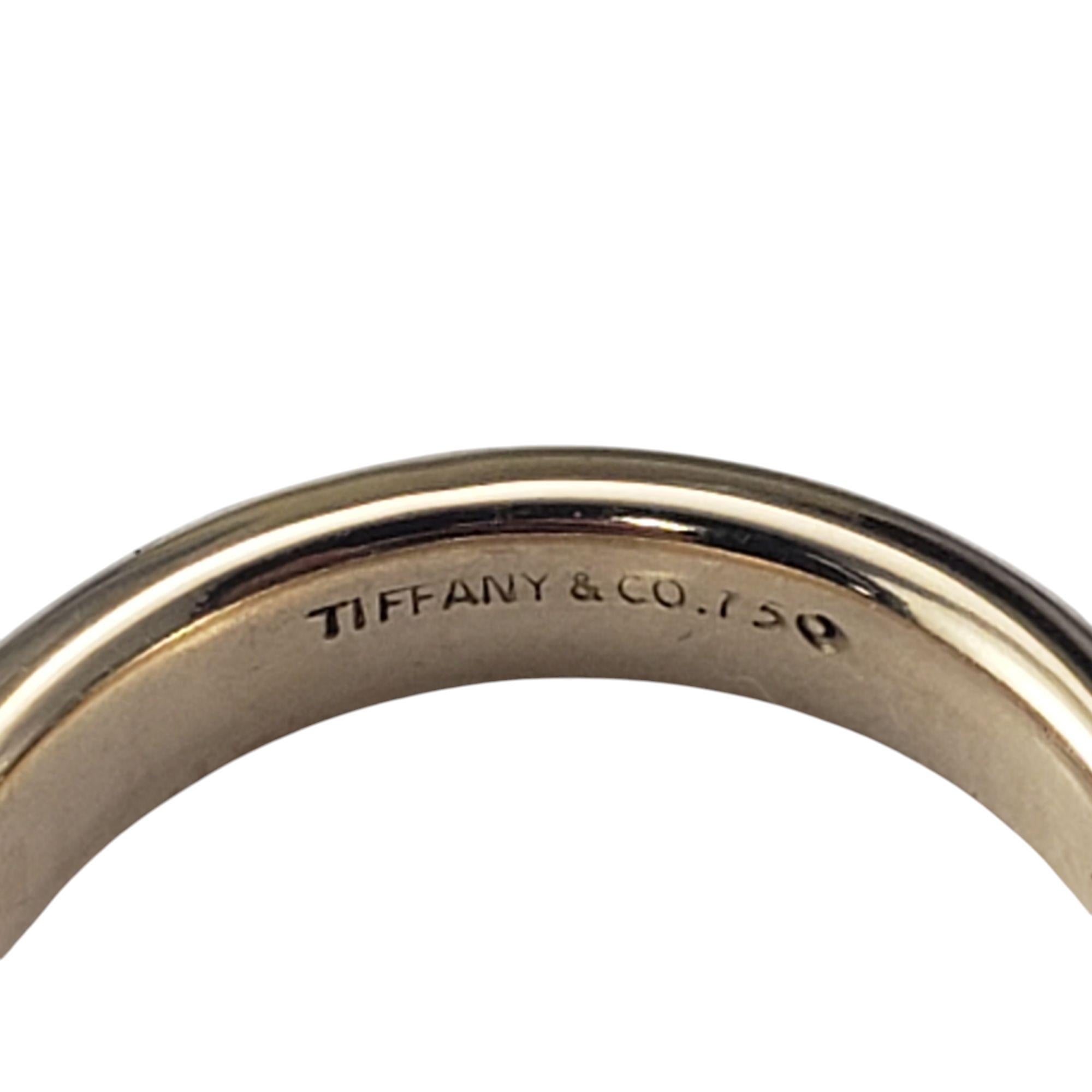 Women's Tiffany & Co. 18K Yellow Gold Band Ring Size 5.25 #21044 For Sale