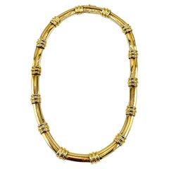 Tiffany & Co. 18k Yellow Gold Bar Link Necklace