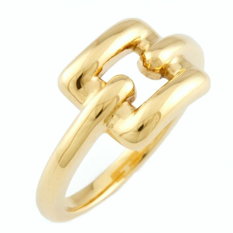 TIFFANY & Co. 18K Yellow Gold Biscayne Ring 5.5

Metal: 18K Yellow Gold
Size: 5.5
Weight: 5.40 grams
Hallmark: ©2001 TIFFANY&CO. 750 ITALY
Condition: Excellent condition, like new

Limited edition, no longer available for sale in Tiffany