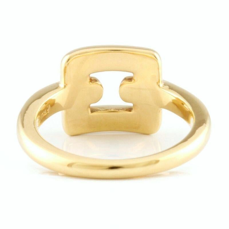 TIFFANY & Co. 18K Yellow Gold Biscayne Ring 5.5 For Sale 1