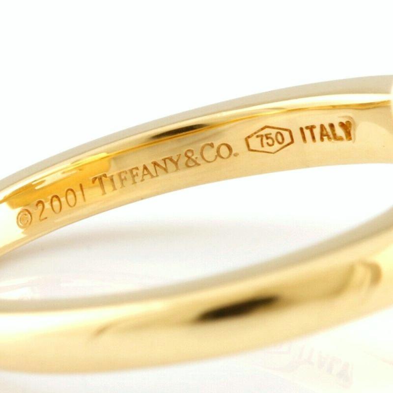 TIFFANY & Co. 18K Yellow Gold Biscayne Ring 5.5 For Sale 2
