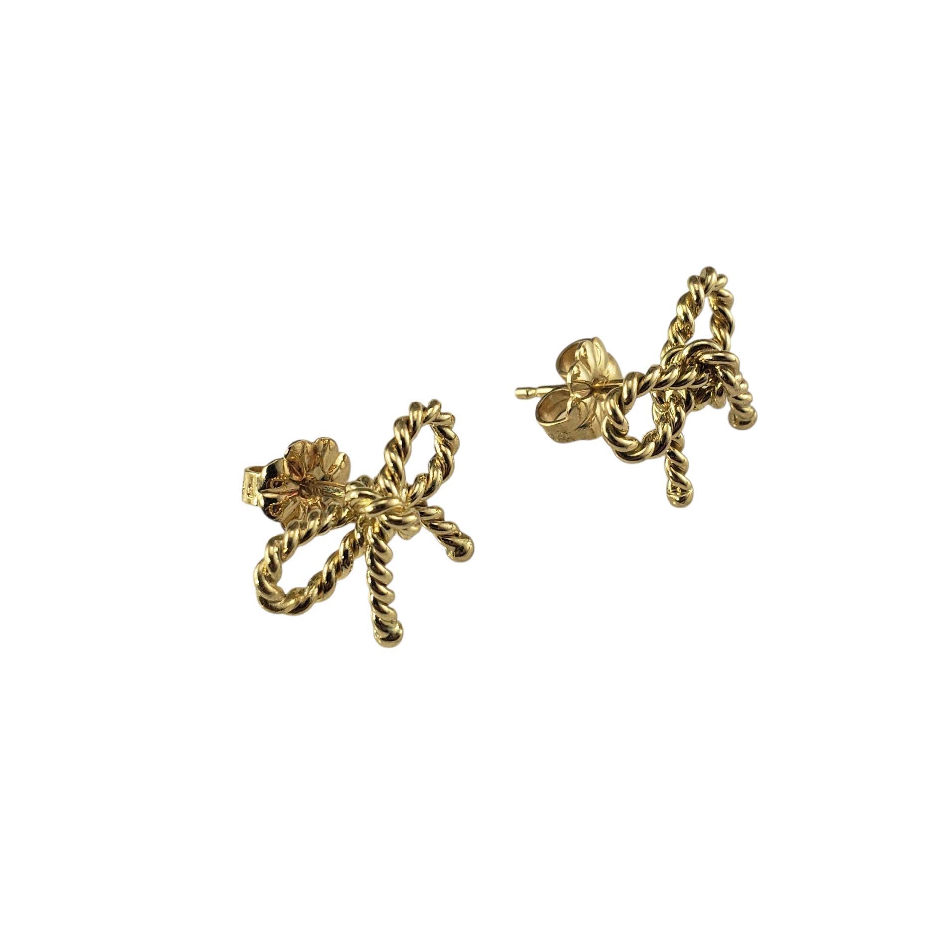 Contemporaneo Orecchini a fiocco Tiffany & Co. in oro giallo 18 carati #23255 in vendita