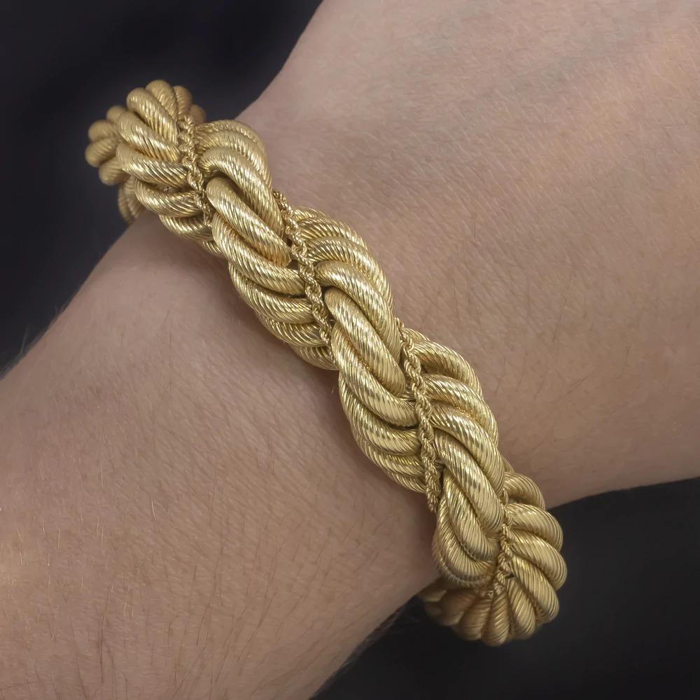 Tiffany & Co 18k Yellow Gold Bracelet In Excellent Condition In Rome, IT