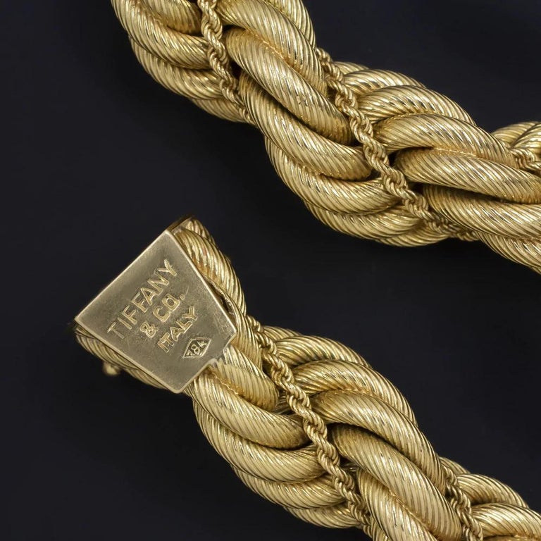 Tiffany and Co 18k Yellow Gold Bracelet at 1stDibs