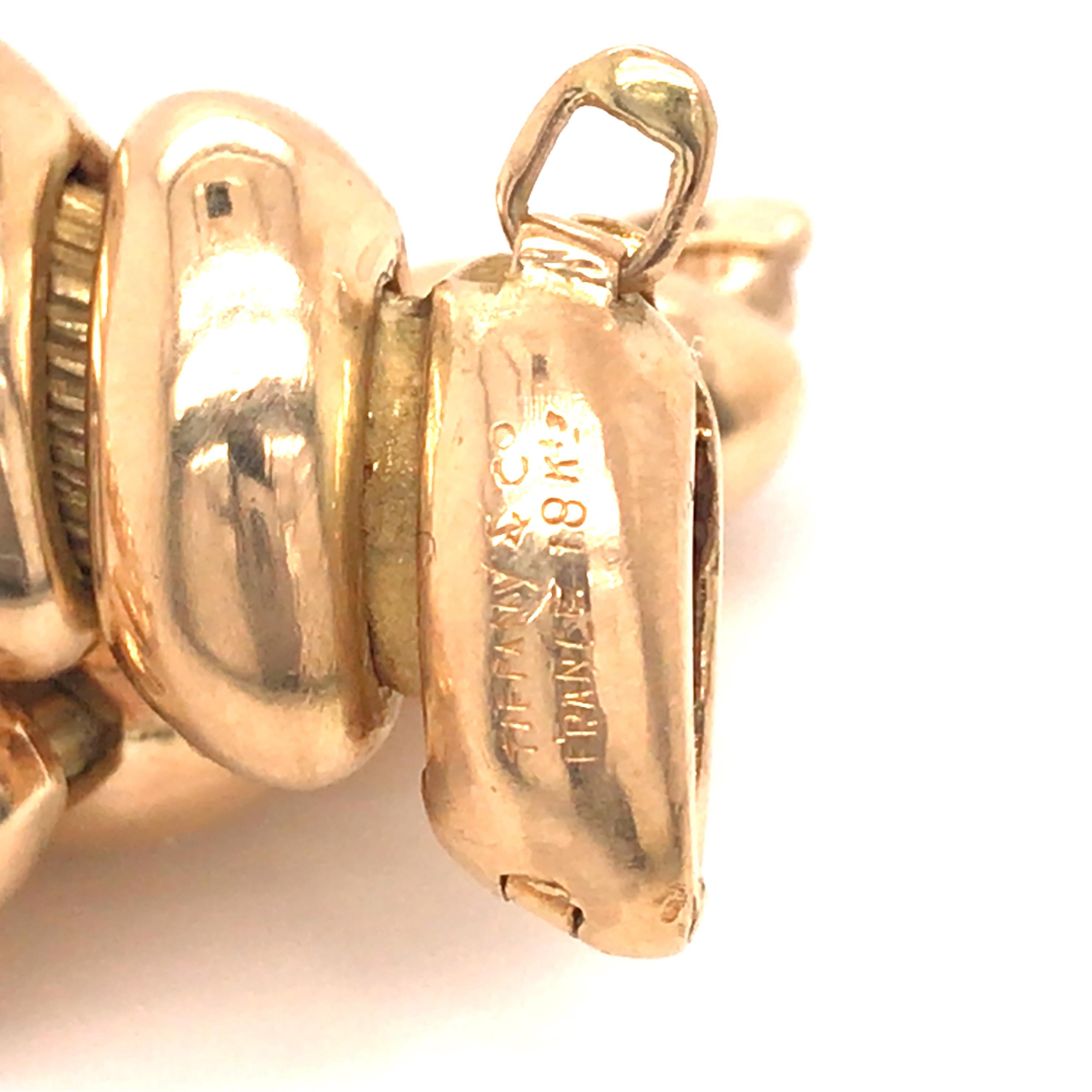 Tiffany & Co. 18K Yellow Gold Bracelet In Good Condition For Sale In Boca Raton, FL
