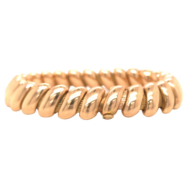 Tiffany and Co. 18K Yellow Gold Bracelet For Sale at 1stDibs