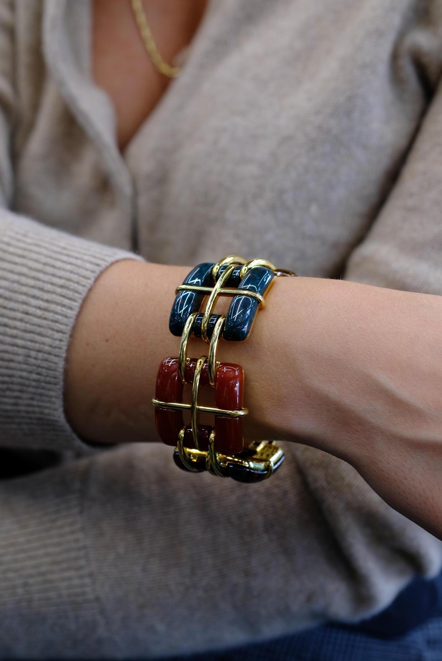 Tiffany & Co. Bracelet Byscayne en or jaune 18K en vente 5