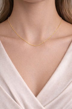 Tiffany & Co. 18K Yellow Gold Chain Necklace
