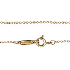 Tiffany & Co. 18K Yellow Gold Chain Necklace, 16-Inch Modern Design
