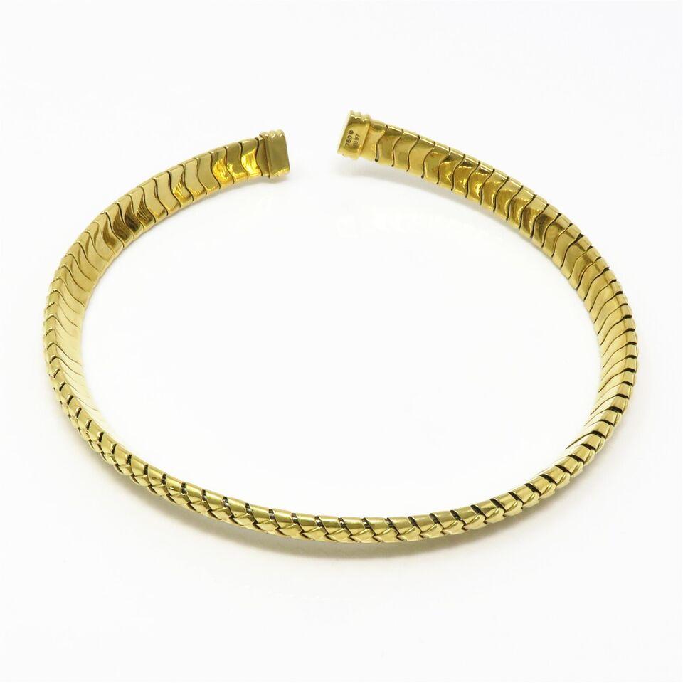 Tiffany & Co. 18k Yellow Gold Choker Necklace In Excellent Condition For Sale In Chicago, IL