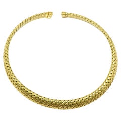 Tiffany & Co. Collier ras du cou en or jaune 18 carats