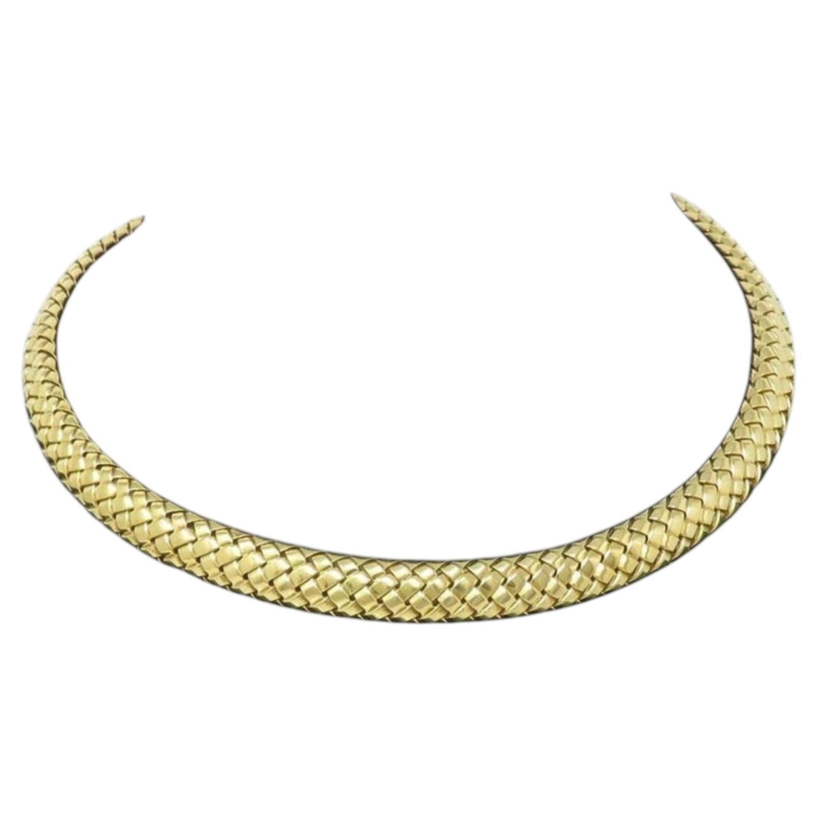 Tiffany & Co. 18k Yellow Gold Choker Necklace