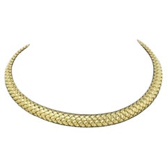 Collar gargantilla Tiffany & Co. de oro amarillo de 18 quilates