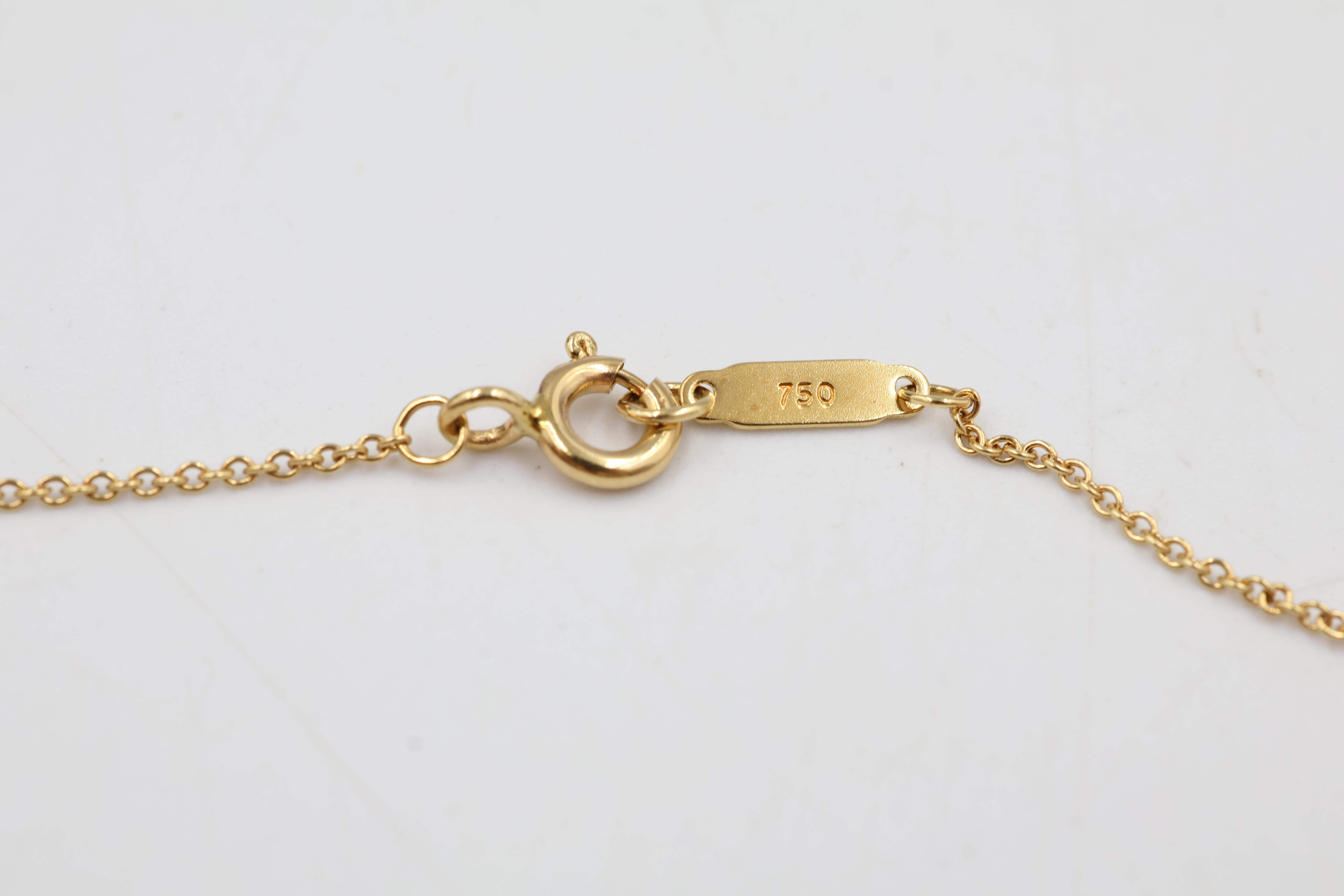 Collar Colgante Círculo Oro Amarillo 18k Tiffany & Co. en venta 6