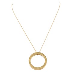 Collar Colgante Círculo Oro Amarillo 18k Tiffany & Co.