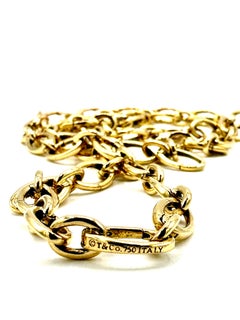 Tiffany & Co. 18K Yellow Gold Clasping Link 28.00 Inch Necklace