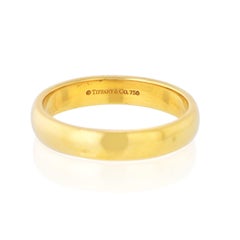 Tiffany & Co. 18 Karat Yellow Gold Classic Men’s Wedding Band