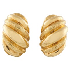 Tiffany & Co. 18K Yellow Gold Clip-On Earrings TI11-012226