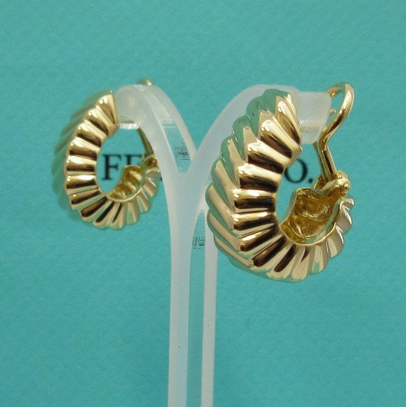 TIFFANY & Co. Cordis-Ohrringe aus 18 Karat Gelbgold 4