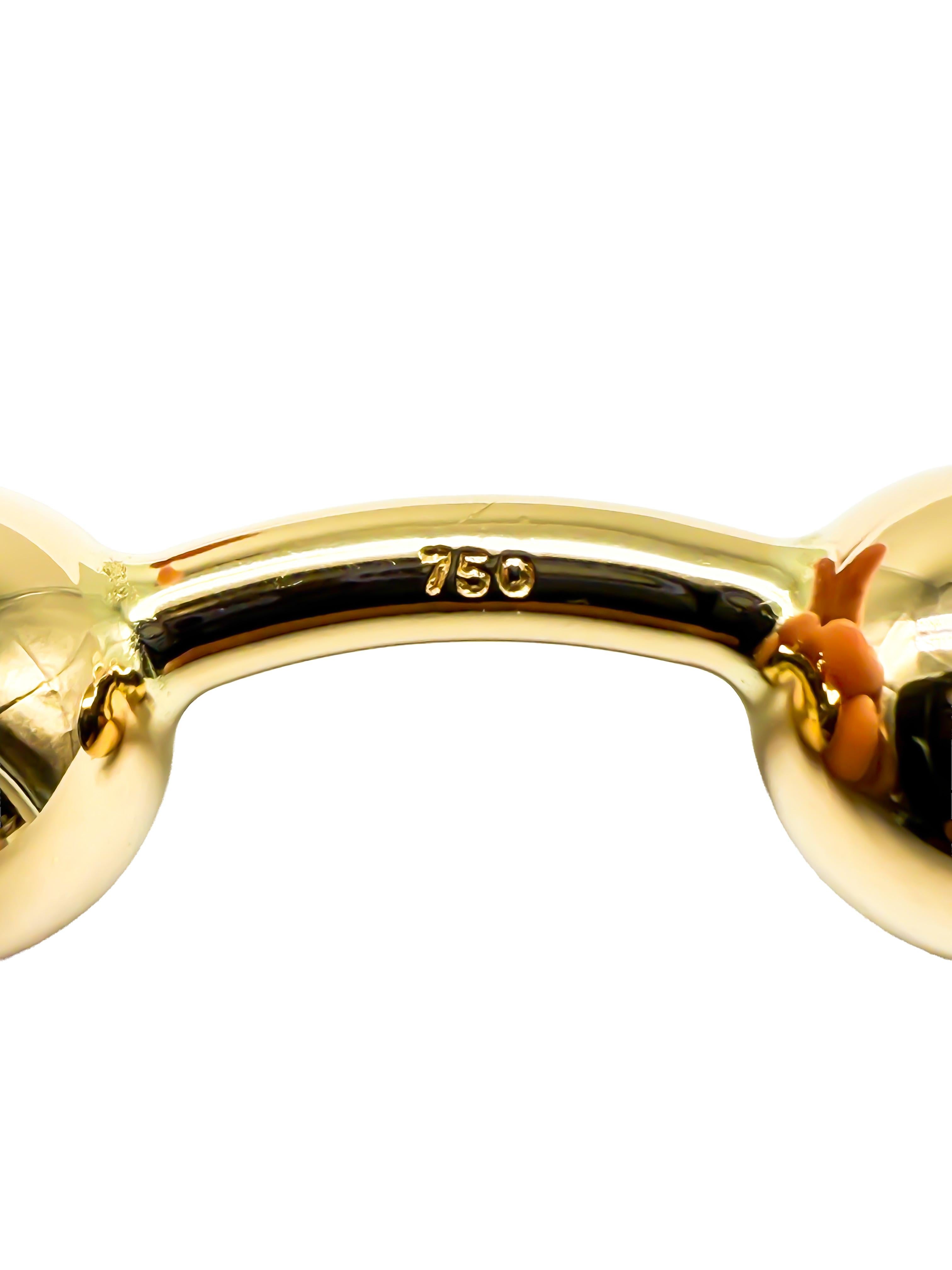 Gemelos de oro amarillo de 18 quilates Tiffany & Co. en Bueno estado para la venta en Berlin, DE