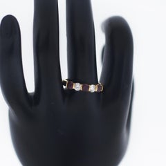 Tiffany & Co. 18k Yellow Gold Diamond and Ruby Ring
