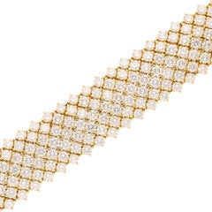 TIFFANY & CO. 18K Yellow Gold Diamond Bracelet