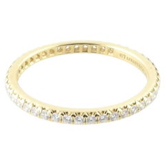 Tiffany & Co. 18k Yellow Gold Diamond Full Eternity Band w/Box