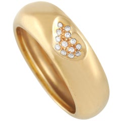 Tiffany 
Co. 18K Yellow Gold Diamond Heart Ring