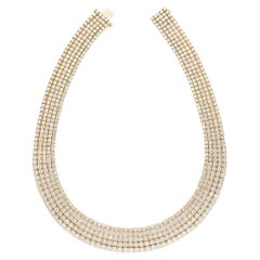 TIFFANY & CO. 18K Yellow Gold Diamond Necklace