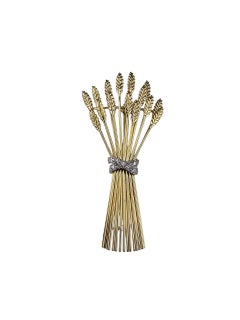 Tiffany & Co. 18K Yellow Gold Diamond Wheat Sheaf Brooch/Pin #23734