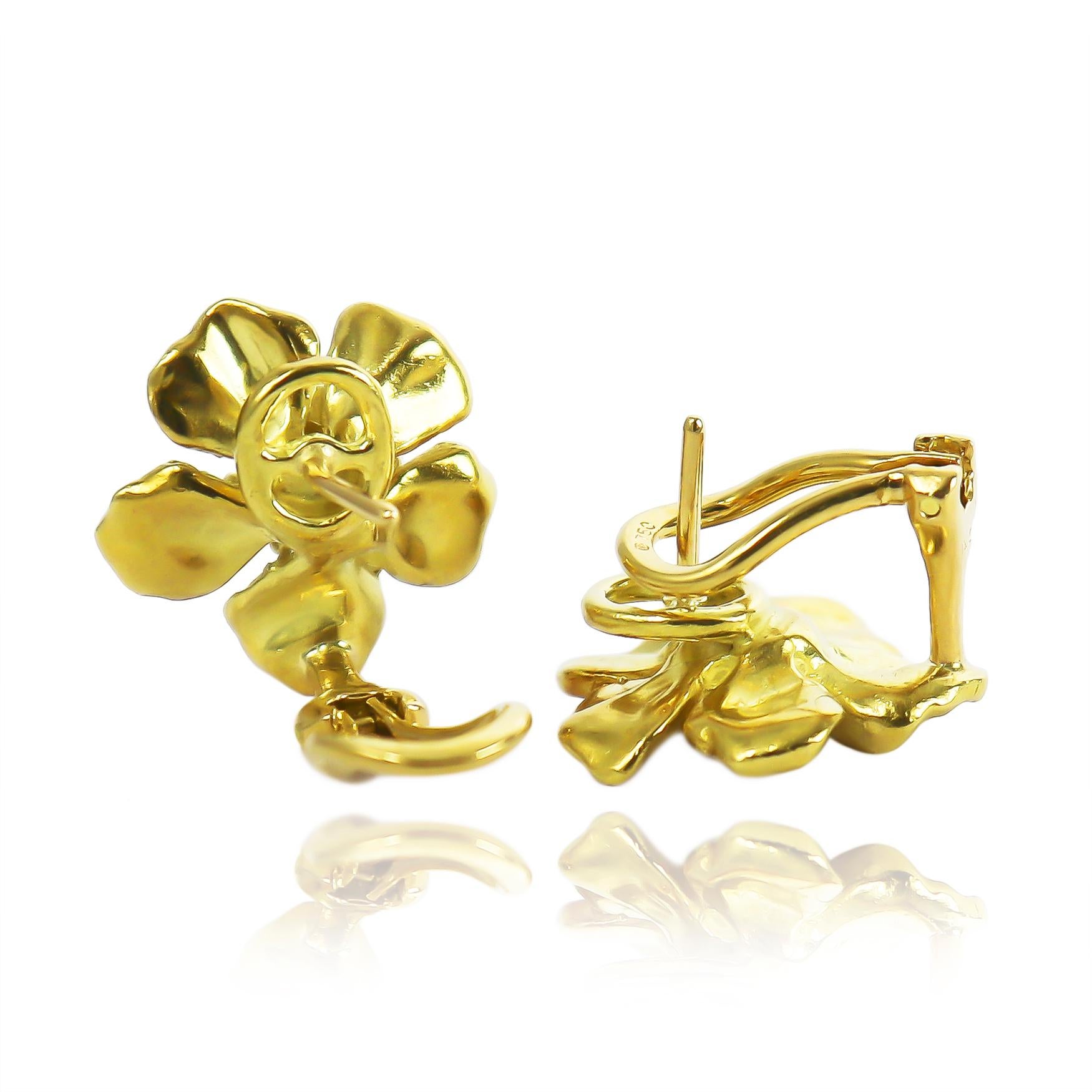 tiffany dogwood earrings