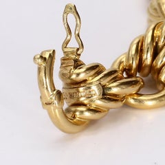 A. Link & Co. - Bracciale a doppia catena in oro giallo 18k - 8".
