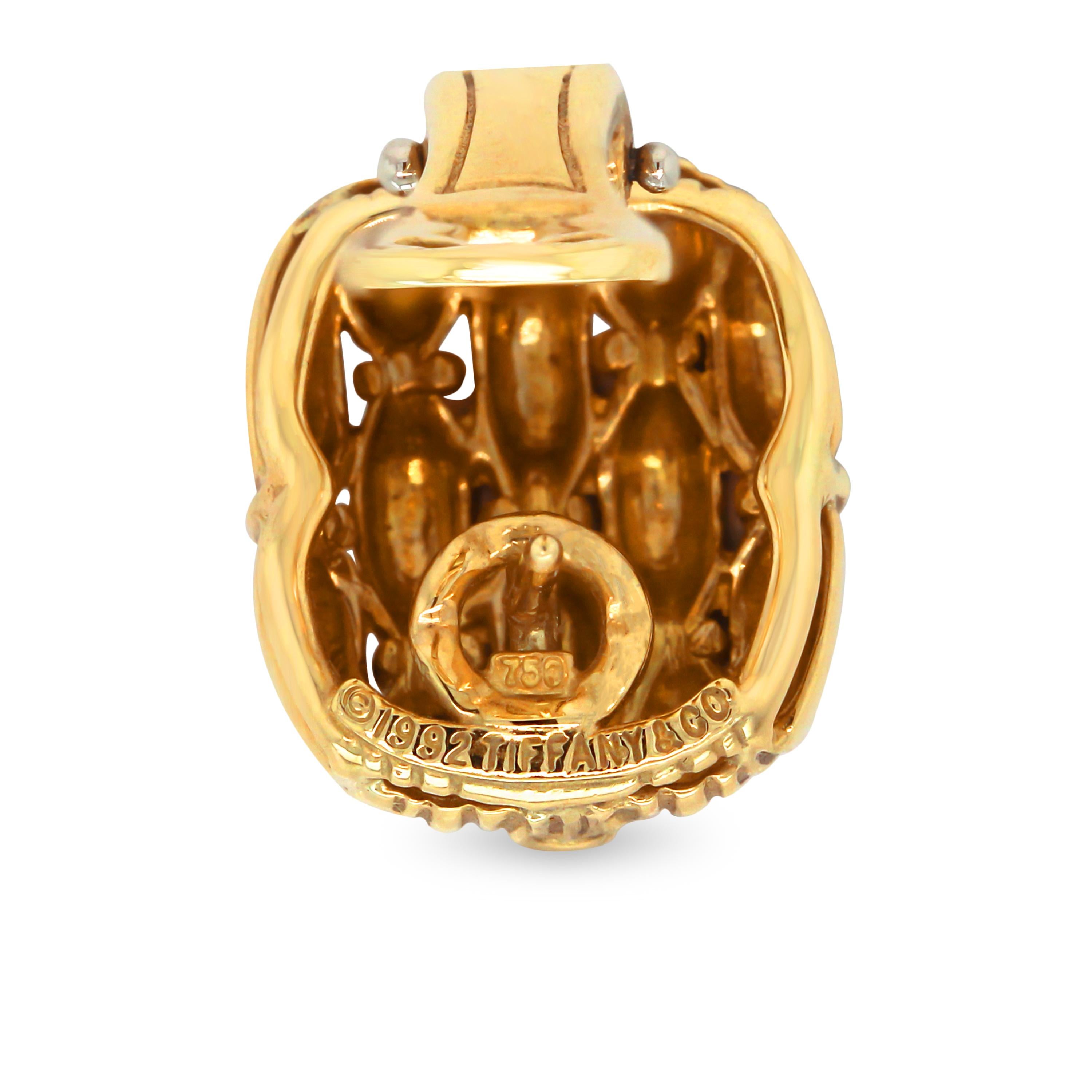 Ohrringe aus 18 Karat Gelbgold von Tiffany & Co 1