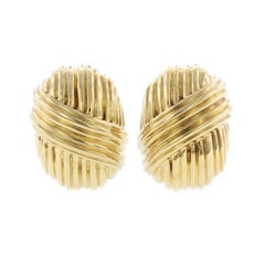 Tiffany & Co. 18 Karat Yellow Gold Earrings