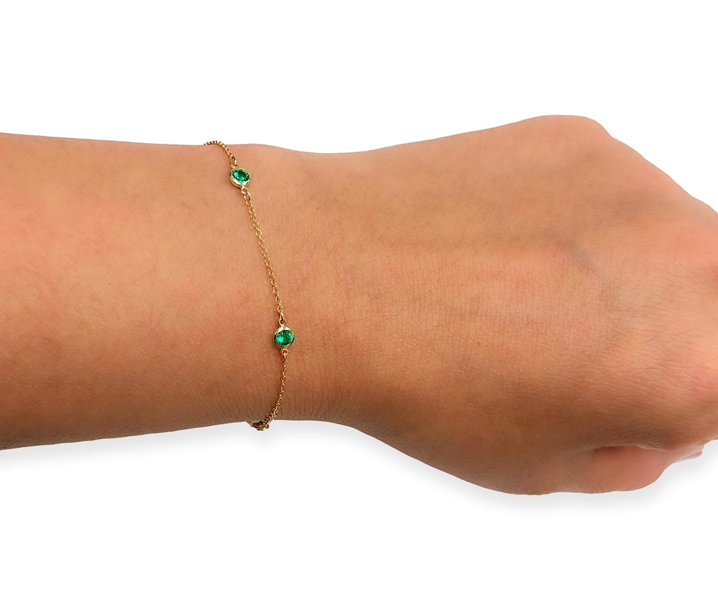 tiffany emerald bracelet